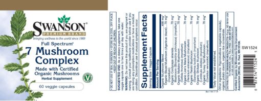 Full Spectrum 7 Mushroom Complex - 60 capsules - Image 3