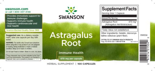 Astragalus Root 470mg - 100 capsules - Image 2