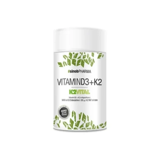 Vitamin D3+K2 - 60 capsules