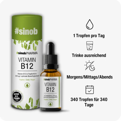 Vitamin B12 drops 10ml - Image 2