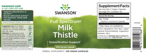 Milk Thistle - 100 capsules - Image 3